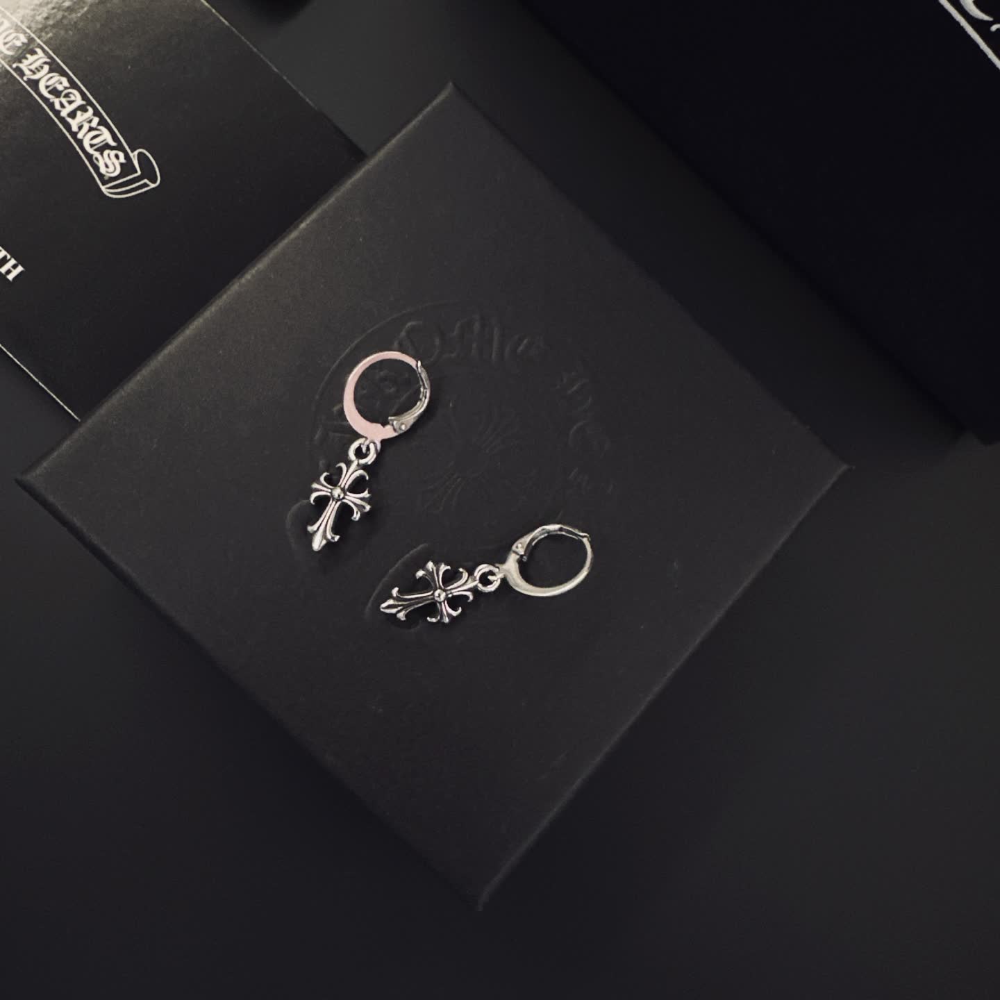 Chrome Hearts Cross Earrings